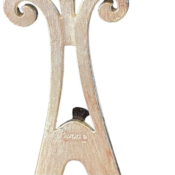 Vintage Avon Black Drop Pendant Statement Necklace on Silver Toned Rope Chain. - Picture 8 of 8